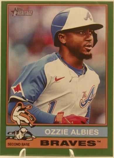 Ozzie Albies [Black Border] #365