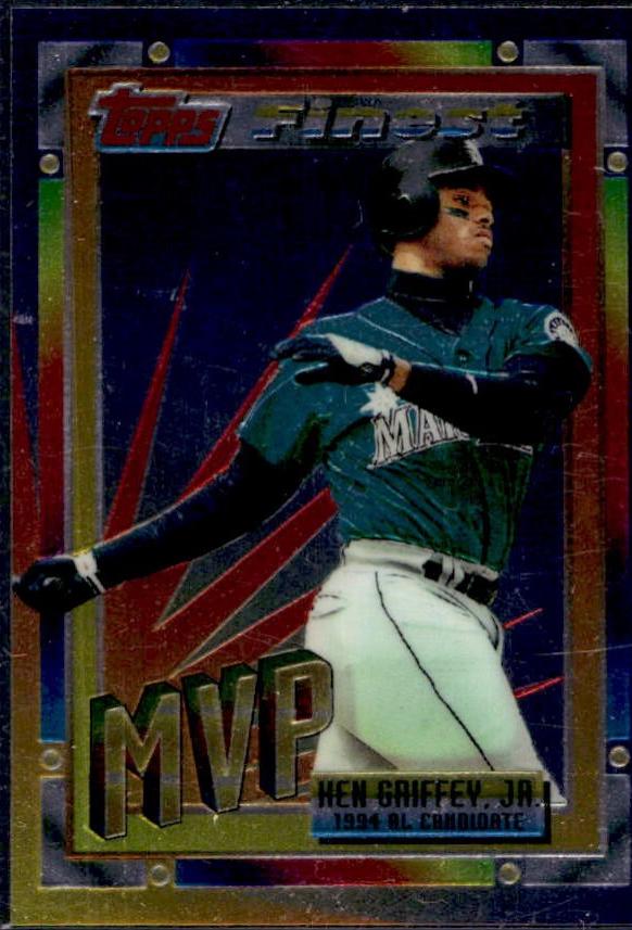 Ken Griffey Jr. #5 Baseball Cards 1994 Topps Traded Finest Inserts