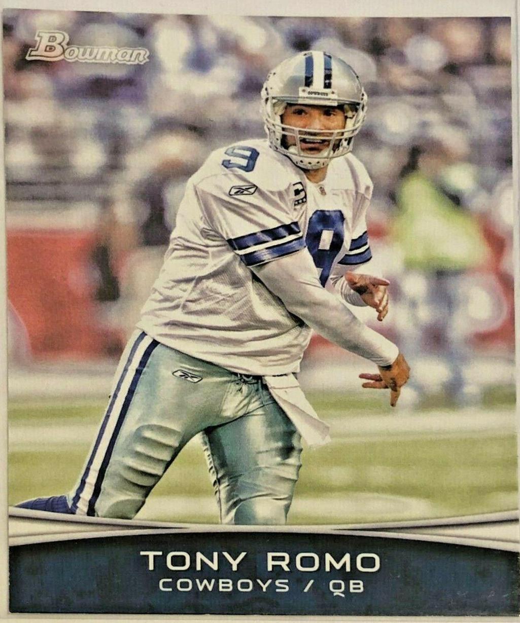 Tony Romo #28 Football Cards 2012 Bowman