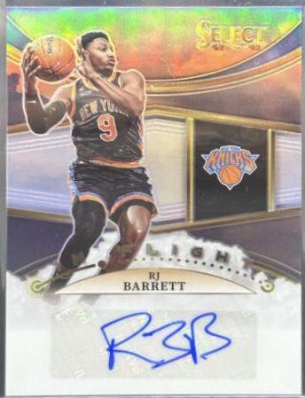 RJ Barrett #IFS-RJB Basketball Cards 2022 Panini Select In Flight Signatures