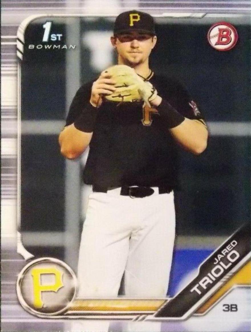 Jared Triolo #BD-161 Baseball Cards 2019 Bowman Draft