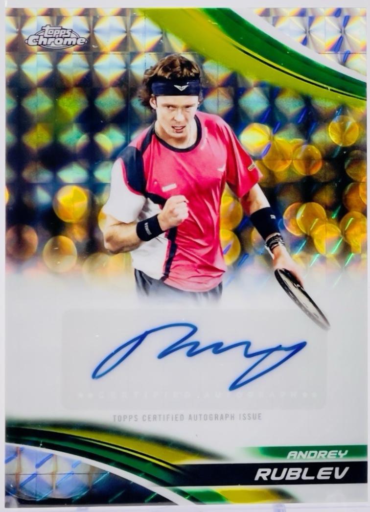 Andrey Rublev [Geometric Refractor] #CA-ARV Prices | 2025 Topps Chrome ...