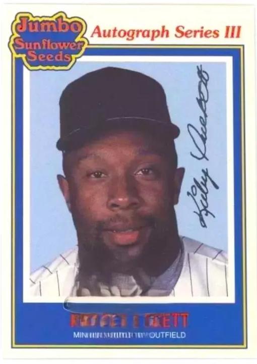 1992 Jumbo Sunflower Seeds Kirby Puckett #5 Baseball Cards 1992 Classic