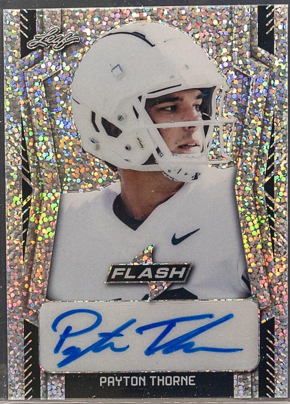Payton Thorne #BA-PT1 2022 Leaf Flash Autographs Football