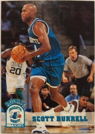 Scott Burrell #307 Basketball Cards 1993 Hoops