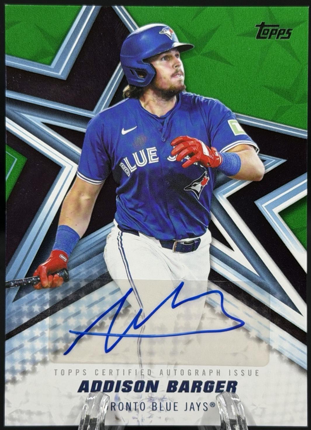 Addison Barger #BSA2-AB 2026 Topps Series 2 Baseball Stars Autograph