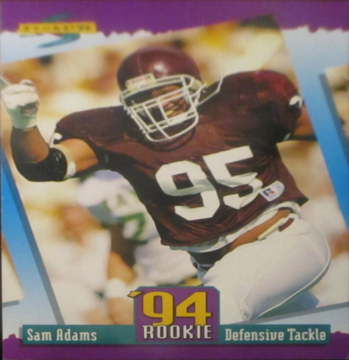 Sam Adams #279 Football Cards 1994 Panini Score