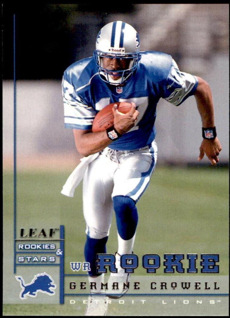 Germane Crowell #205 Football Cards 1998 Leaf Rookies & Stars