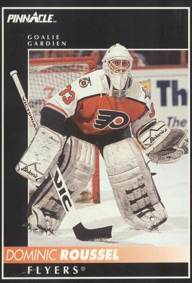 Dominic Roussel #96 Hockey Cards 1992 Pinnacle Canadian