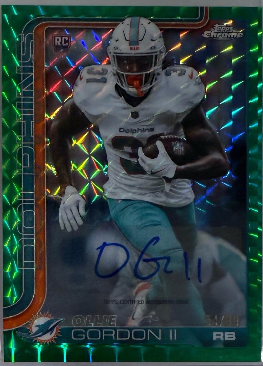 Ollie Gordon II [Green Geometric Refractor] #RA-OG