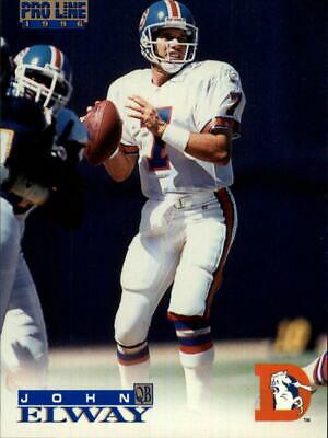 John Elway #3 Football Cards 1996 Pro Line