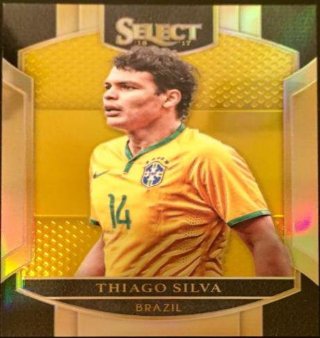 Thiago Silva #4 Soccer Cards 2016 Panini Select