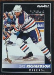 Luke Richardson #41 Hockey Cards 1992 Pinnacle