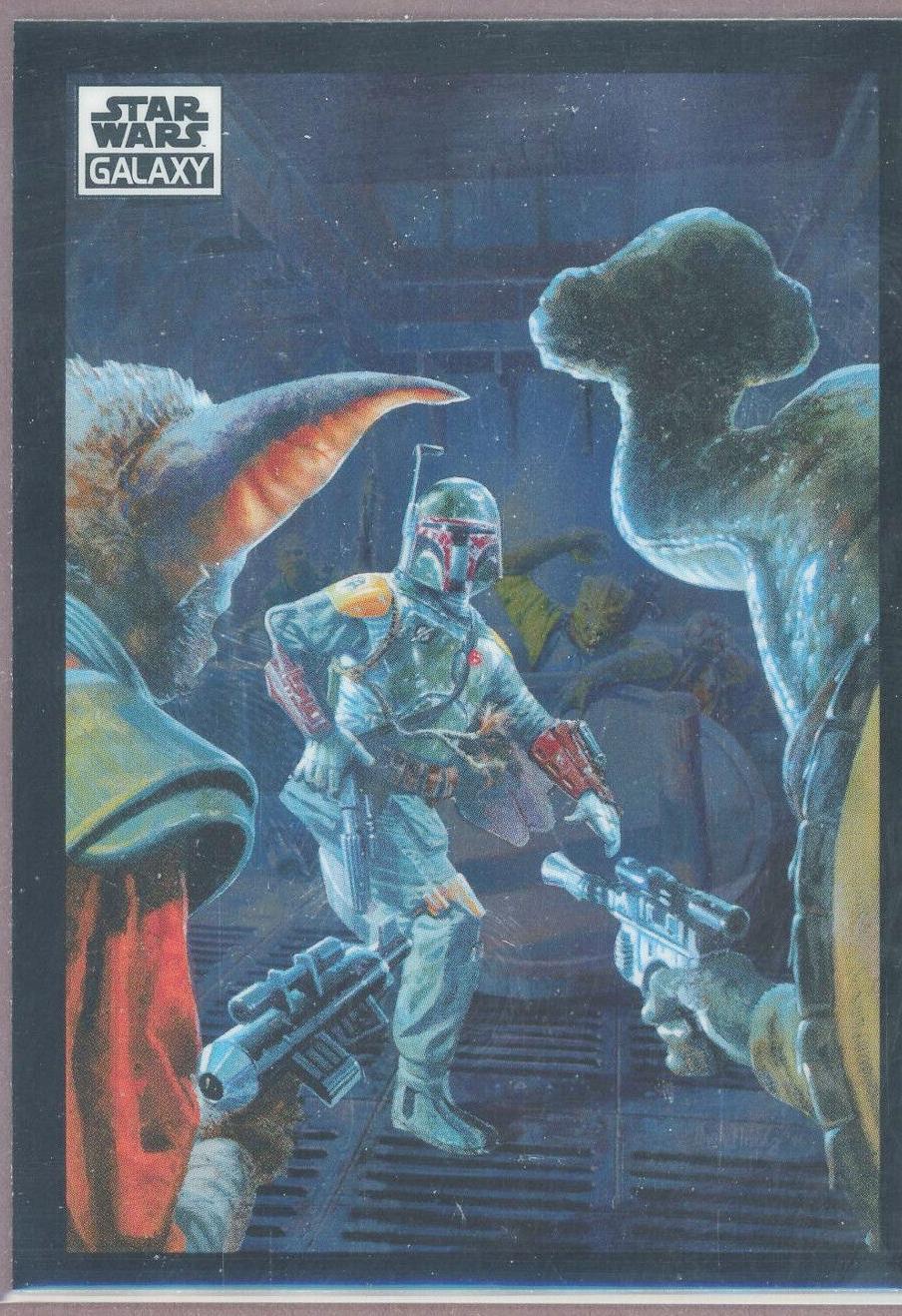 Boba Fett Ambushed! #61 Star Wars 2022 Topps Galaxy Chrome