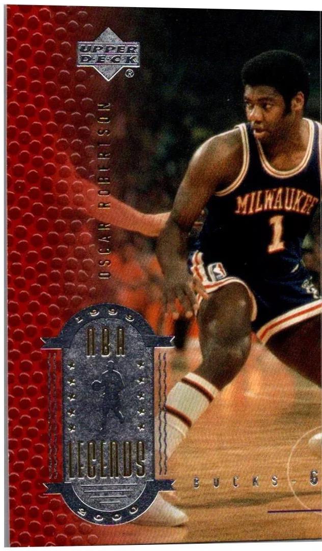 Oscar Robertson #8 Basketball Cards 1999 Upper Deck Legends