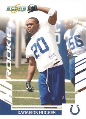 Daymeion Hughes #329 Football Cards 2007 Panini Score
