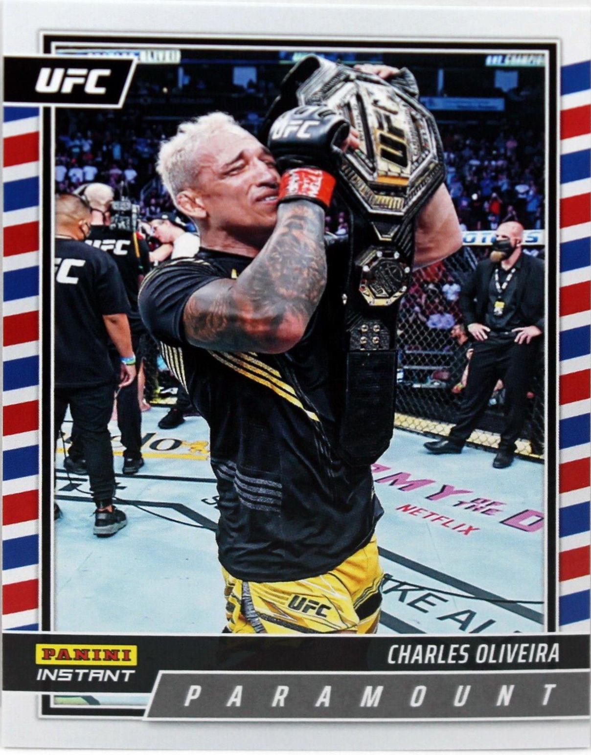 Charles Oliveira #P11 Ufc Cards 2022 Panini Instant UFC Paramount