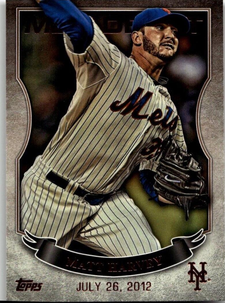 Matt Harvey #MLBD-15 Baseball Cards 2016 Topps MLB Debut