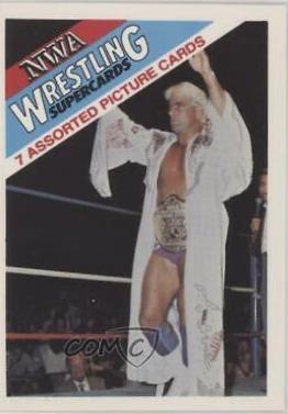 Ric Flair Header Card Wrestling Cards 1988 Wonderama NWA