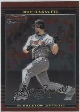 Jeff Bagwell #45 Baseball Cards 2002 Bowman Chrome