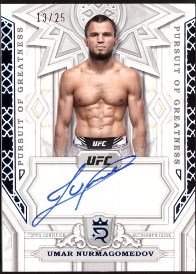 Umar Nurmagomedov [Blue] #PGS-UNV Prices | 2024 Topps Royalty UFC ...