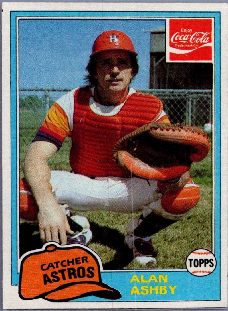 Alan Ashby #1 Baseball Cards 1981 Coca Cola