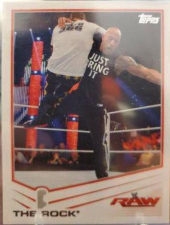 The Rock #32 Wrestling Cards 2013 Topps WWE