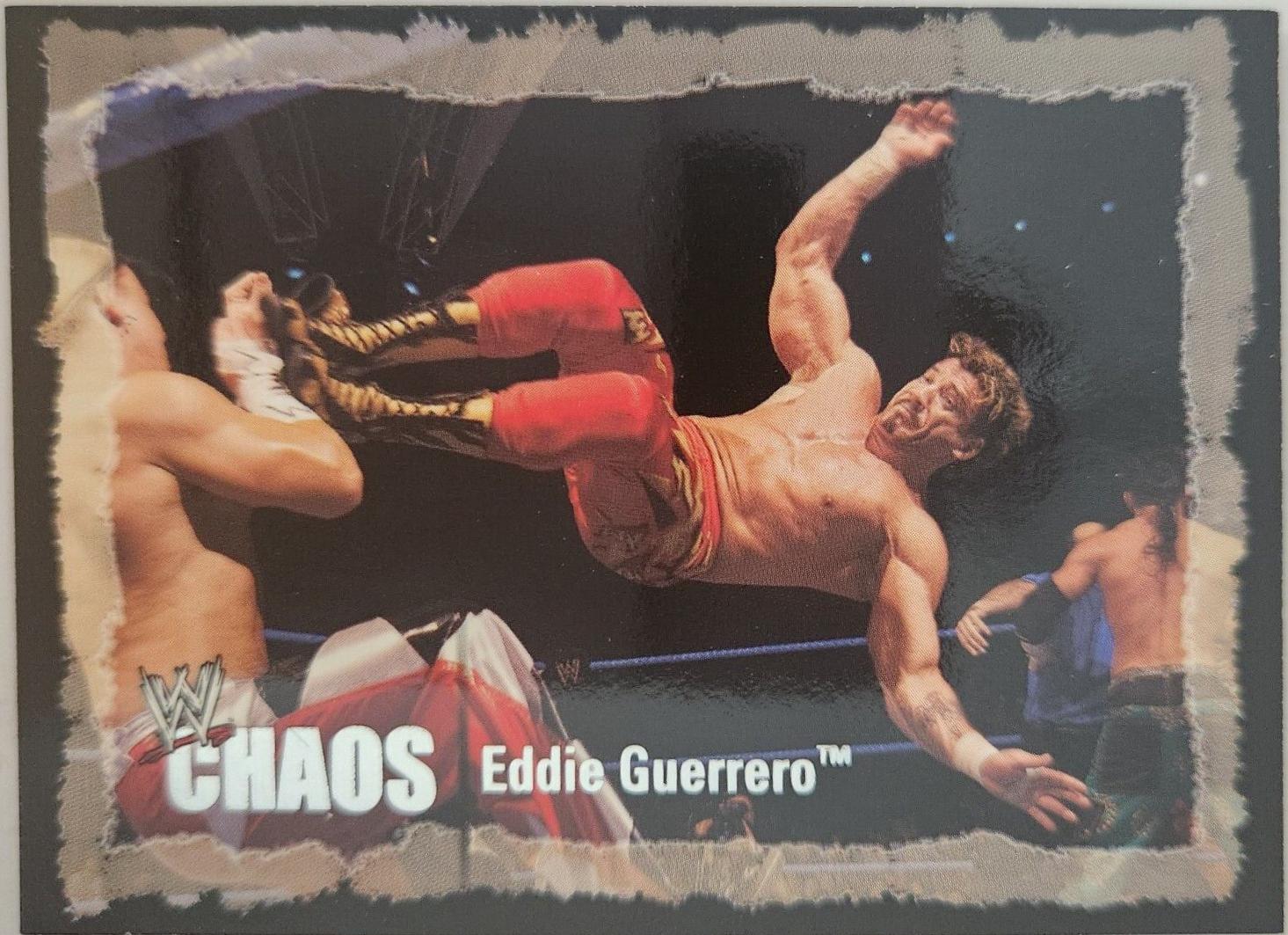 Eddie Guerrero #47 Wrestling Cards 2004 Fleer WWE Chaos