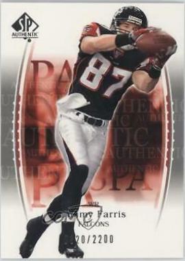 Jimmy Farris #94 2003 Sp Authentic Football