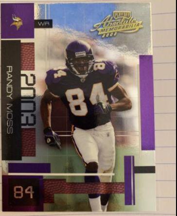 Randy Moss #75 2003 Playoff Absolute Memorabilia Football