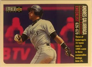 Andres Galarraga Checklist