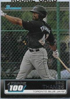 Eric Thames #TP27 Baseball Cards 2011 Bowman Topps 100