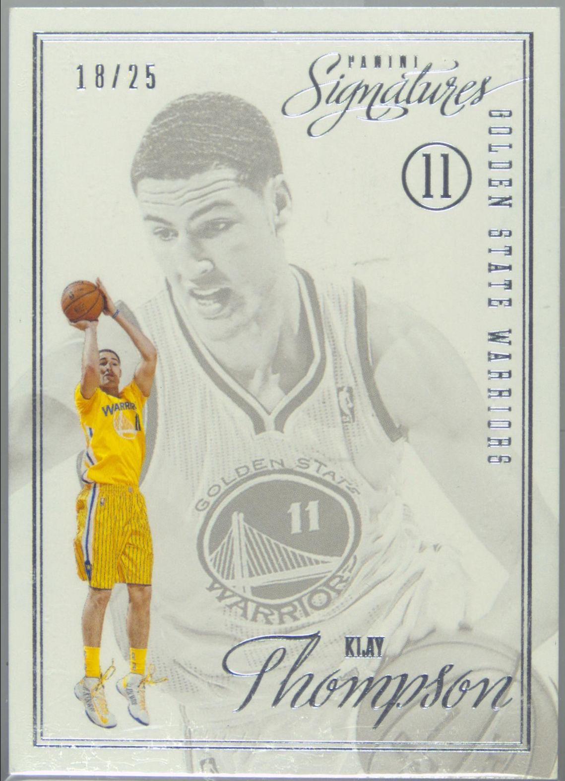 Klay Thompson #89 Basketball Cards 2012 Panini Signatures Chase Rookies