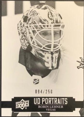 Robin Lehner #P-13 Hockey Cards 2021 Upper Deck UD Portraits