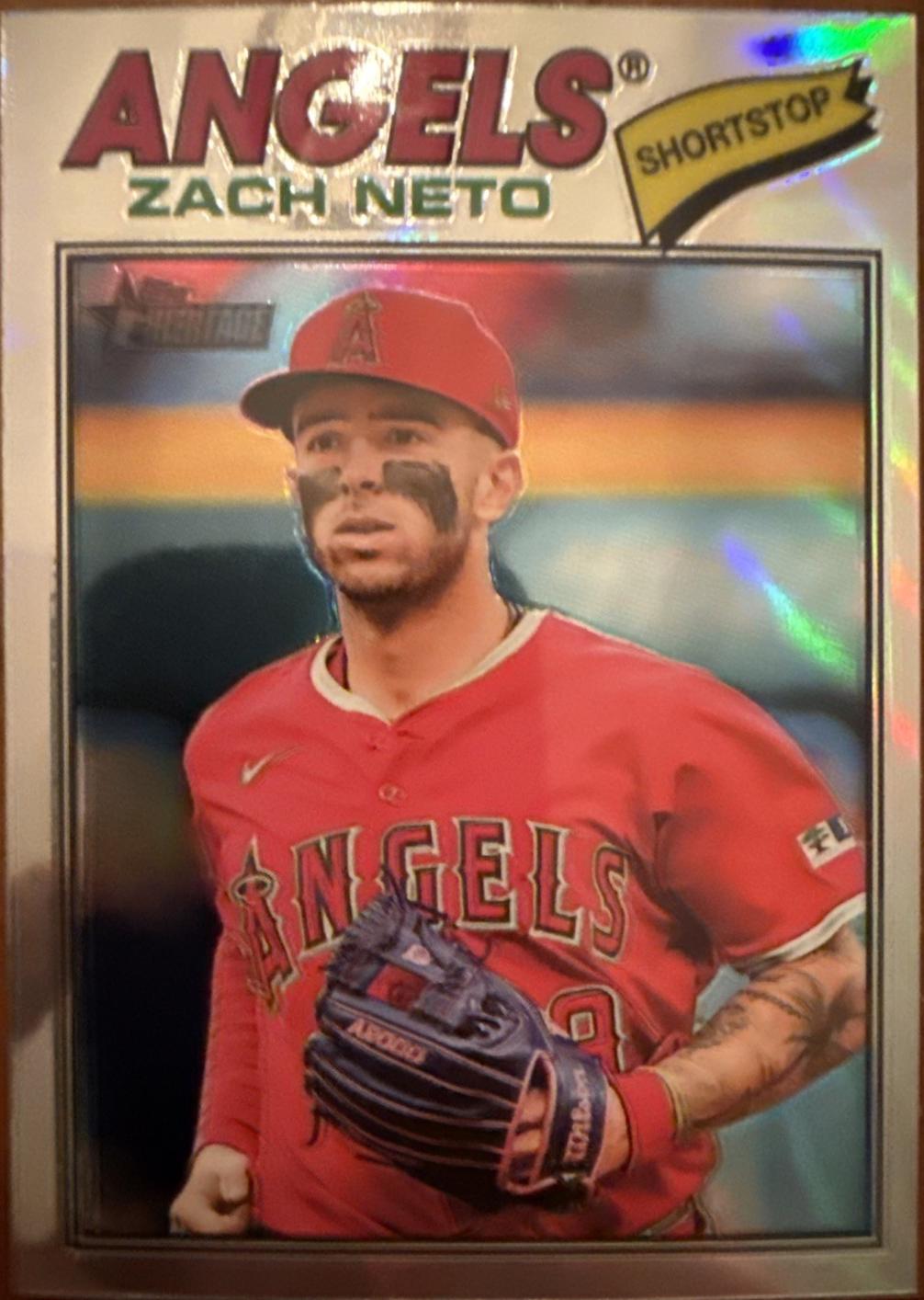 Zach Neto [Refractor Chrome] #188 Prices | 2026 Topps Heritage