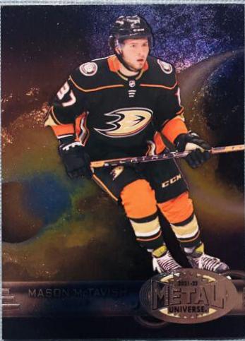 Mason McTavish #R-3 Hockey Cards 2021 Skybox Metal Universe 1997-98 Retro Rookies
