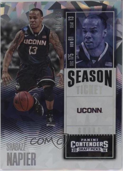 Shabazz Napier [Cracked Ice Ticket] #86
