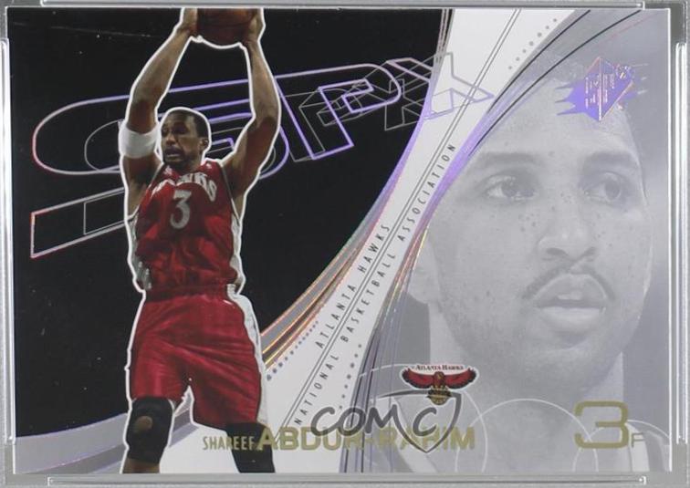 Shareef Abdur Rahim #1 Basketball Cards 2002 Spx