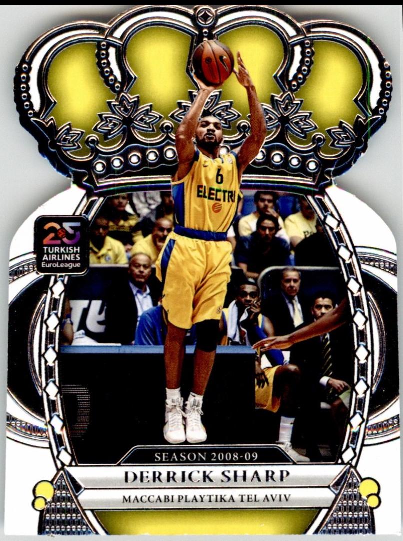 Derrick Sharp #85 2024 Panini Crown Royale Euroleague Basketball