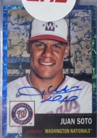 Juan Soto [Toile Cream Blue Refractor] #CPA-JS