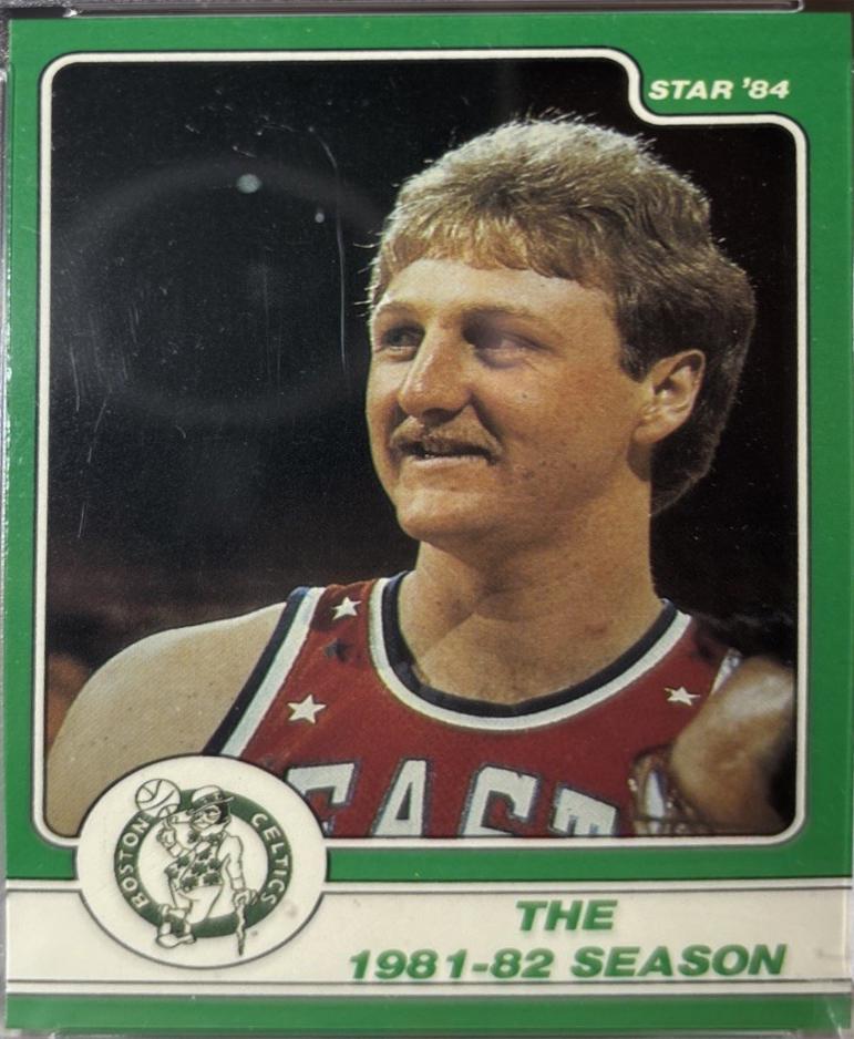 Larry Bird #9 1984 Star Larry Bird Basketball