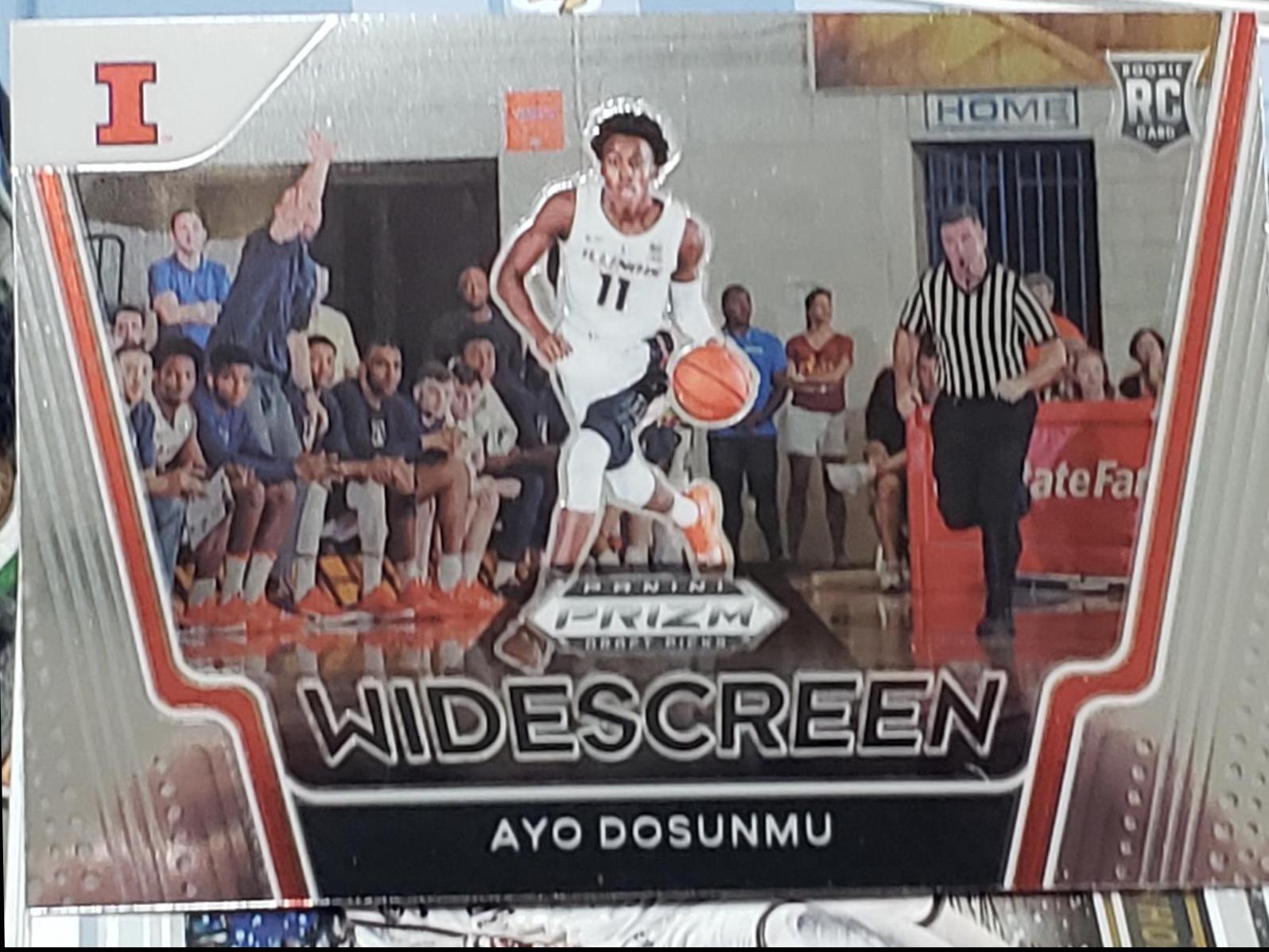 Ayo Dosunmu #9 Basketball Cards 2021 Panini Prizm Draft Picks Widescreen