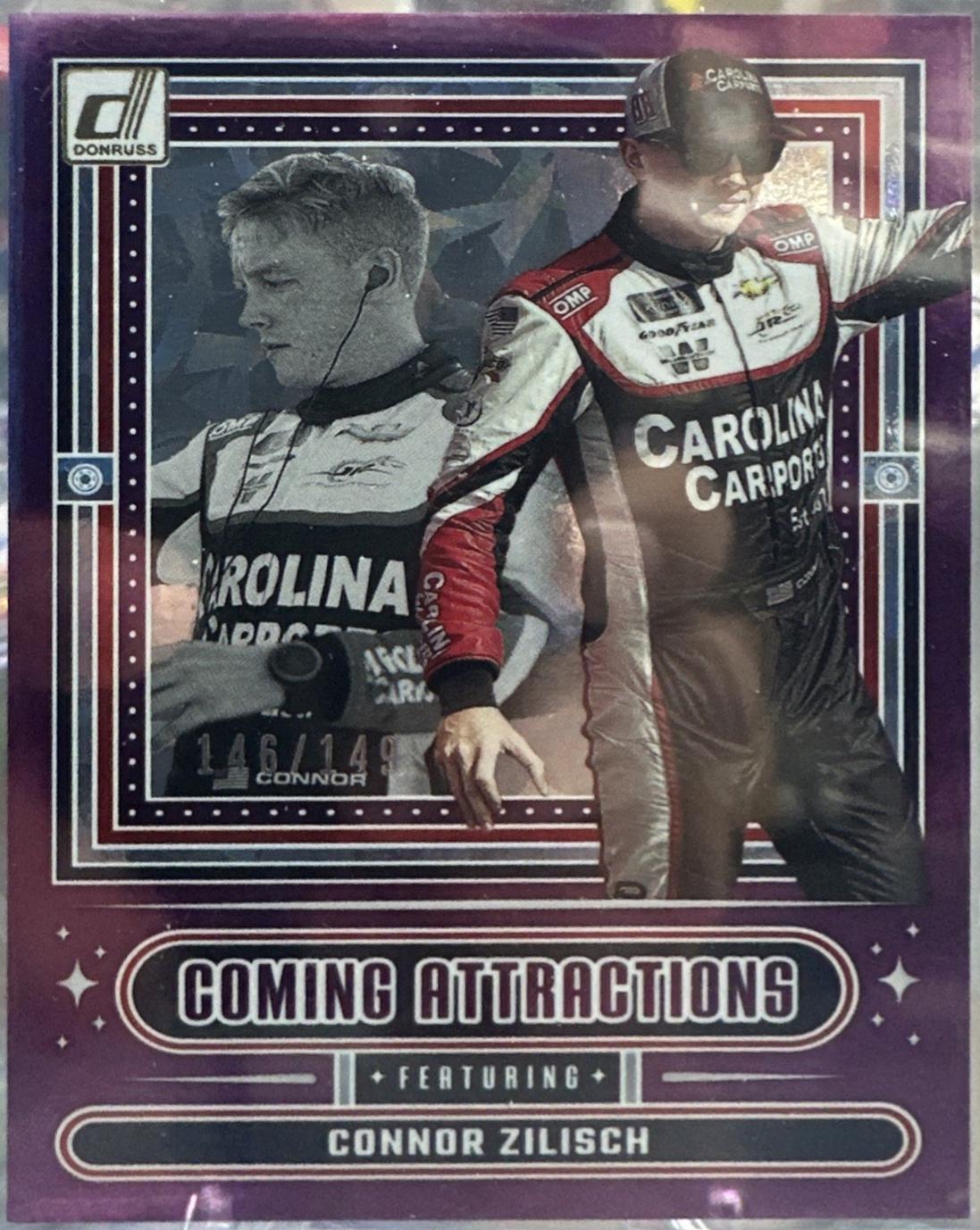 Connor Zilisch [Purple Ice] #1 Prices | 2025 Panini Donruss NASCAR ...