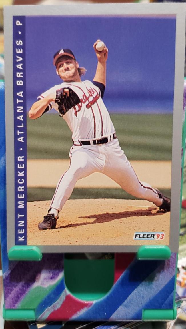 Kent Mercker #8 Baseball Cards 1993 Fleer