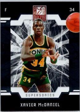 Xavier McDaniel #155 Basketball Cards 2009 Donruss Elite