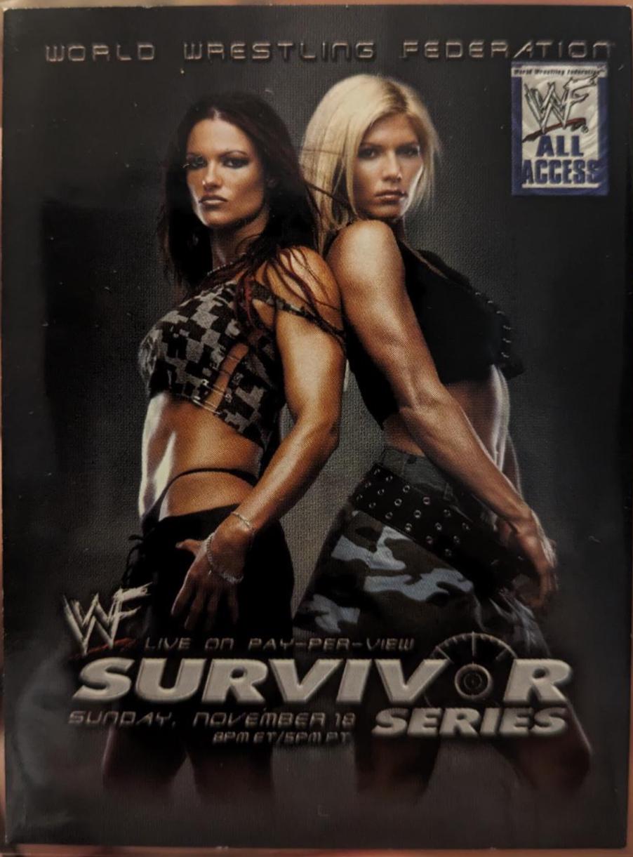 Survivor Series #10 Wrestling Cards 2002 Fleer WWF All Access Pay Per Views