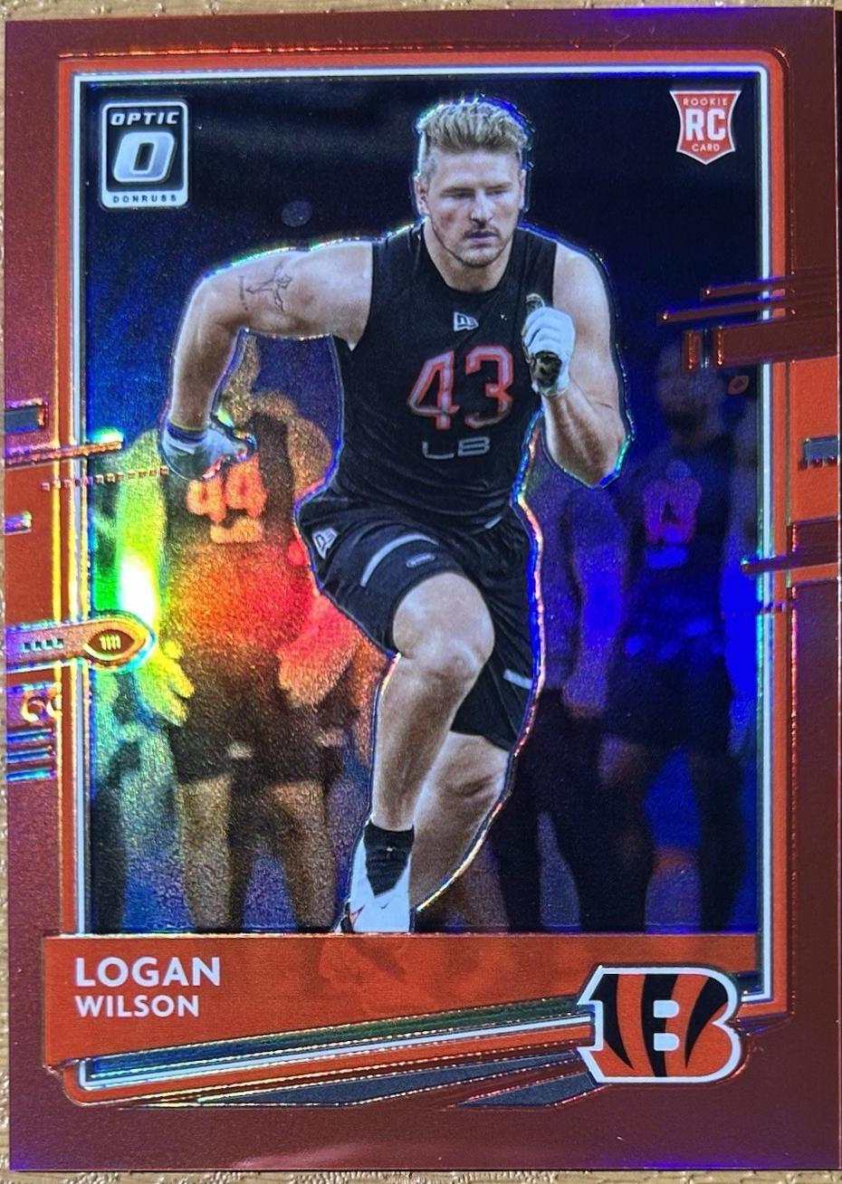 Logan Wilson [Red] #P-293 Prices | 2020 Panini Donruss Optic Preview ...