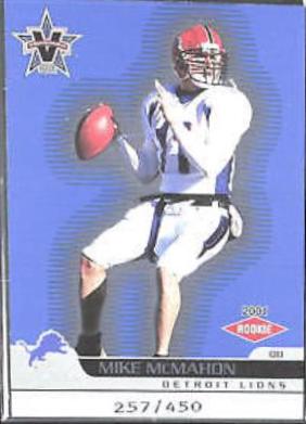Mike McMahon #119 2001 Pacific Vanguard Football