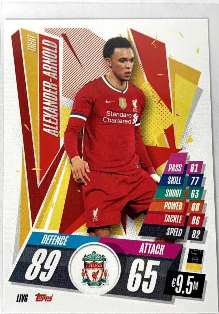 Trent Alexander Arnold #LIV6 2020 Topps Match Attax UEFA Champions League