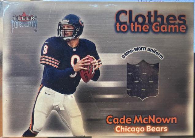 Cade McNown #-- Football Cards 2001 Fleer Premium Clothes to the Game